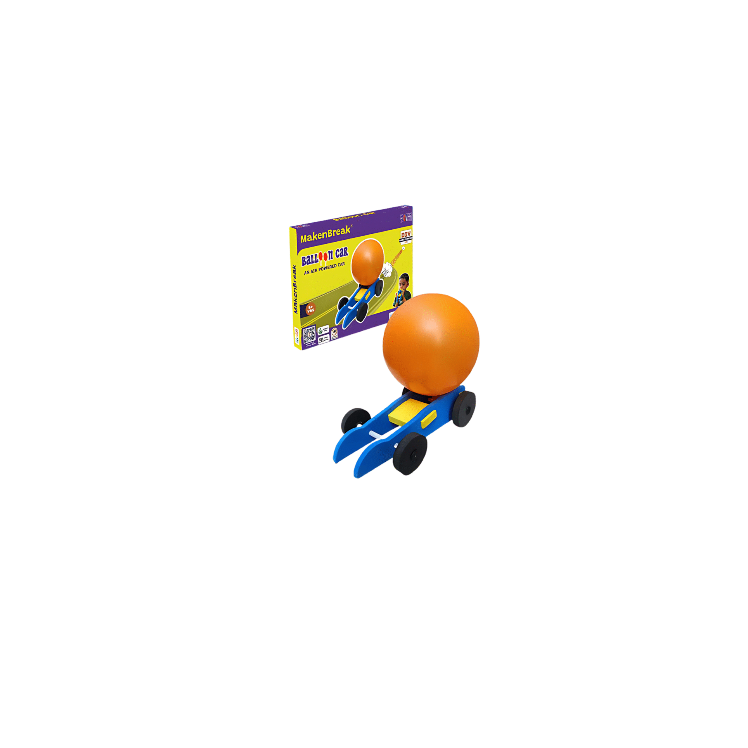 BALLOON CAR DIY (HANDPOWERED)