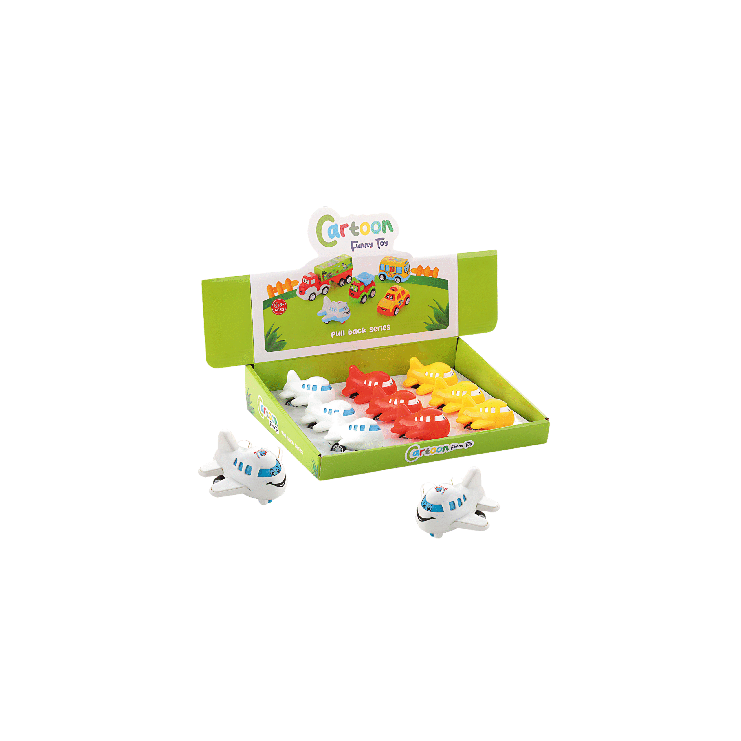 CARTOON WINDOW 9 PCS PLANE