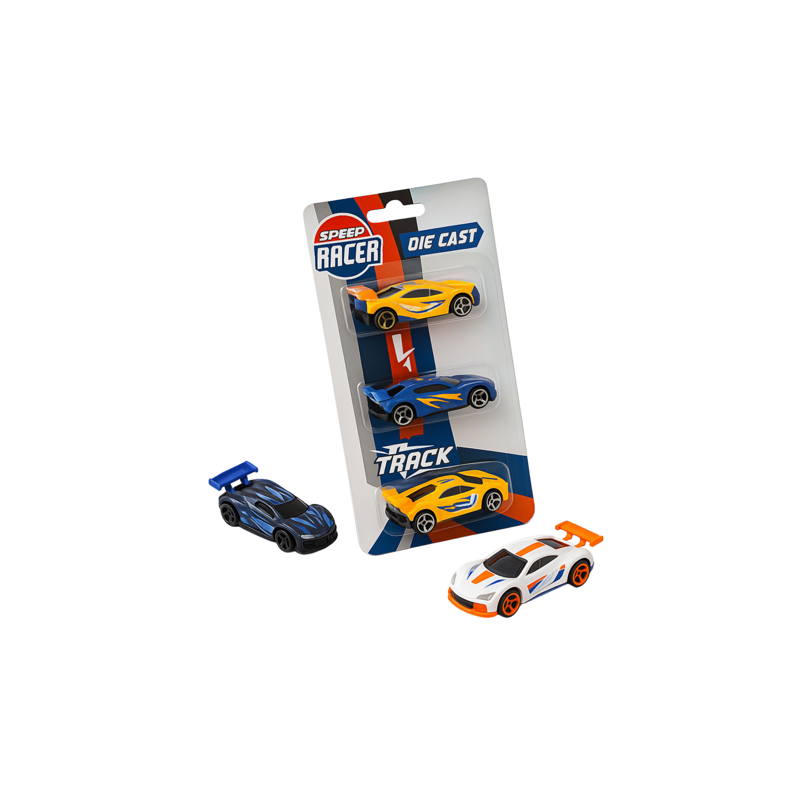 DIE CAST CAR STREET RACER(3PCS)