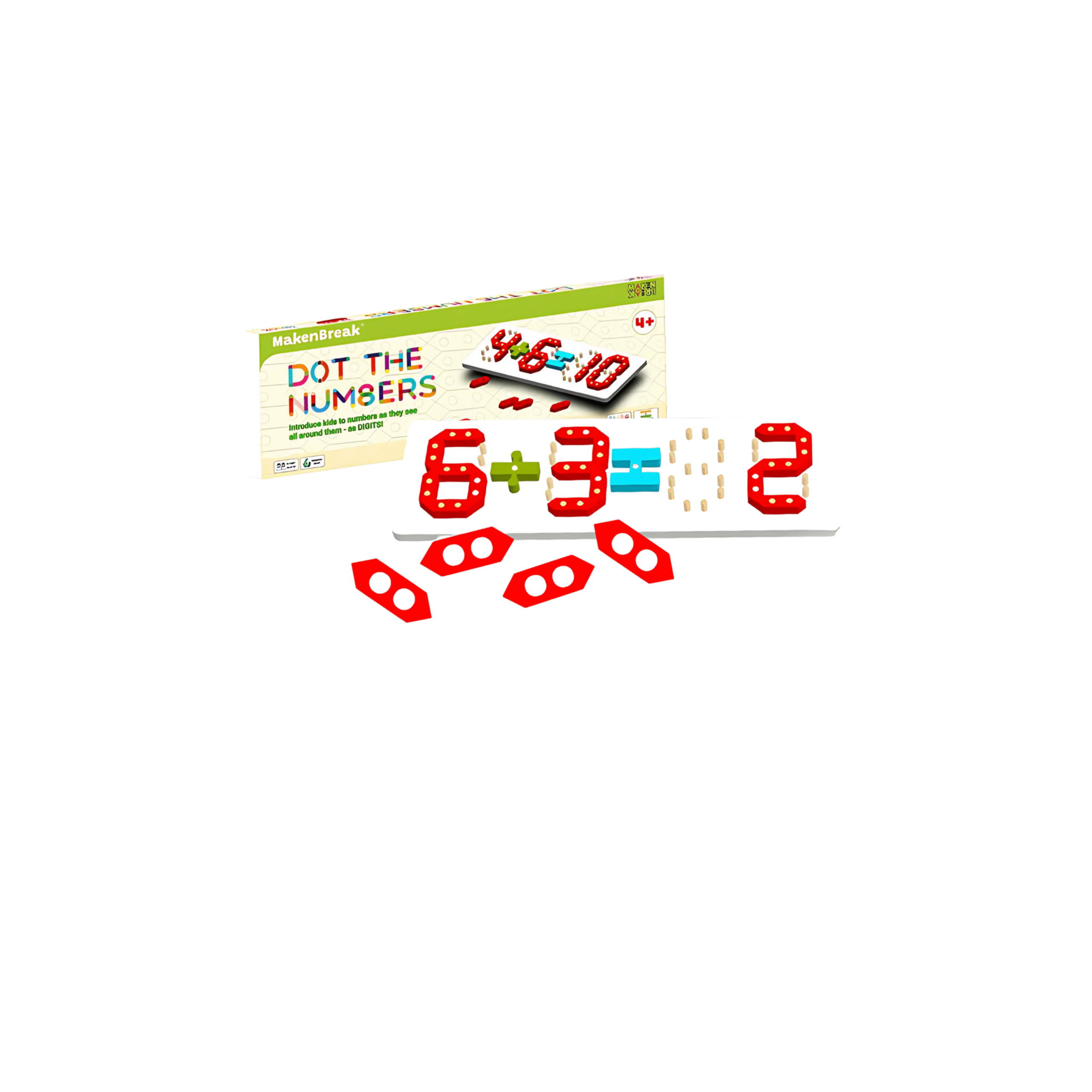 DOT THE NUMBERS (HANDPOWERED)