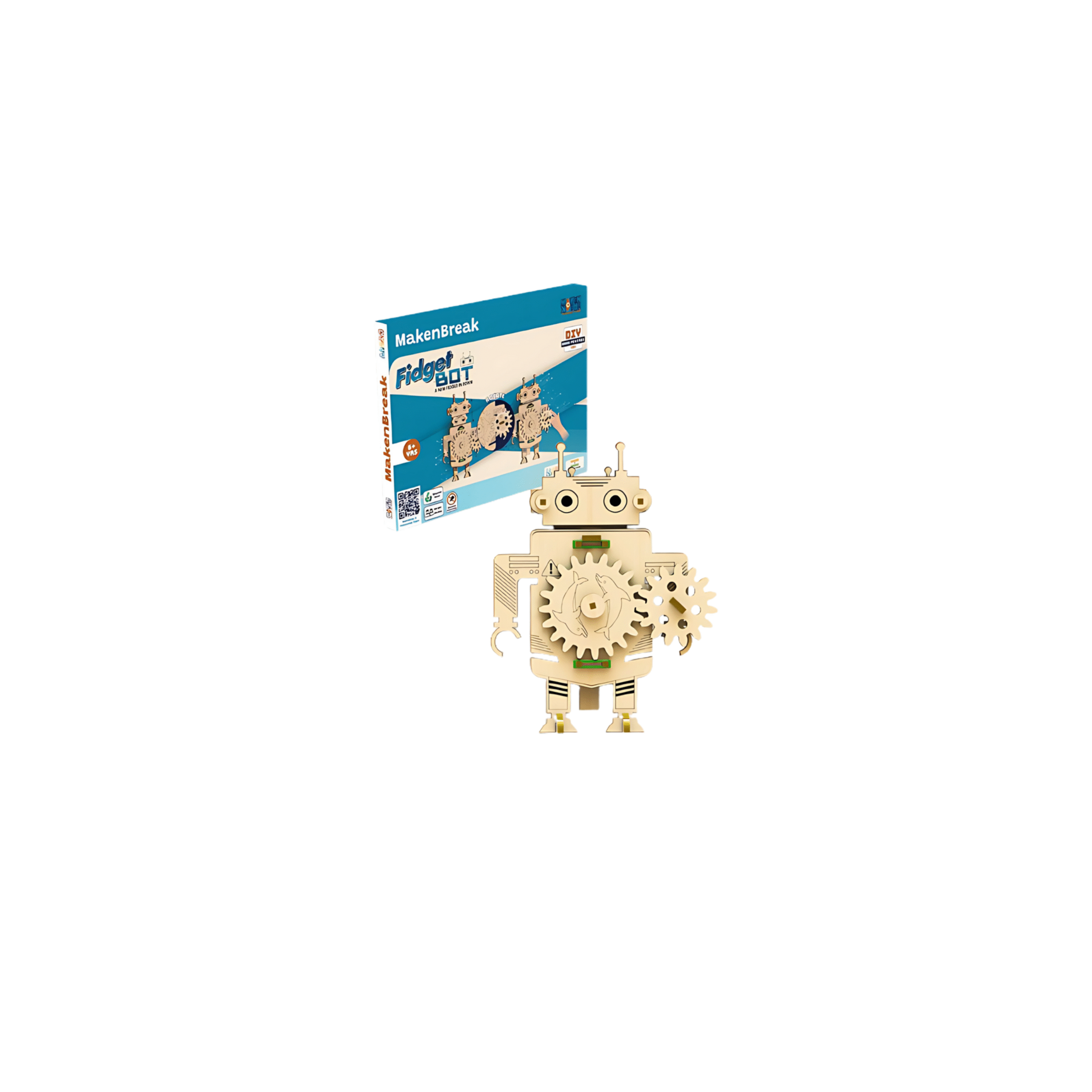 FIDGET BOT DIY (HANDPOWERED)