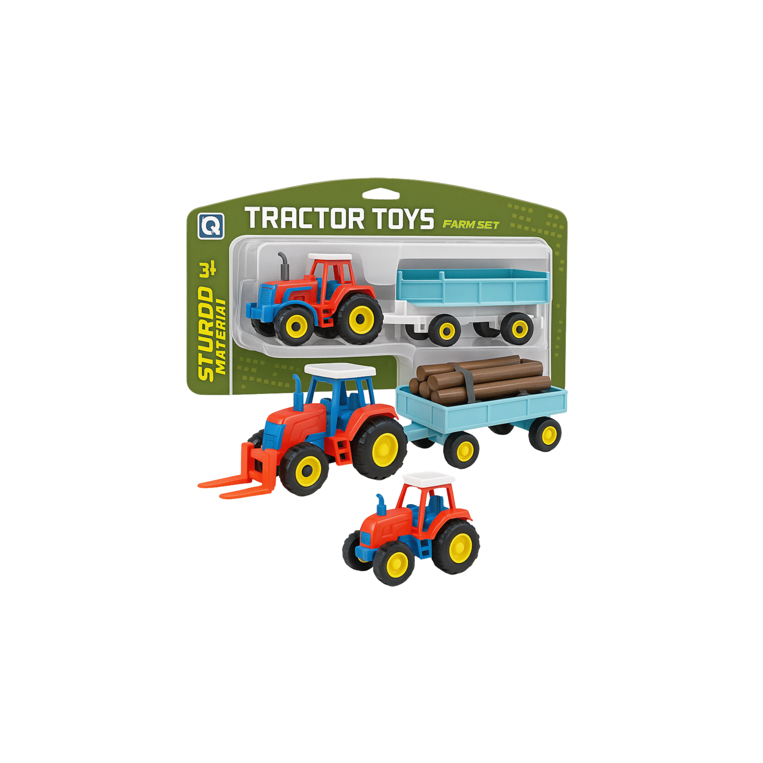 FRICTION TRACTOR CARD