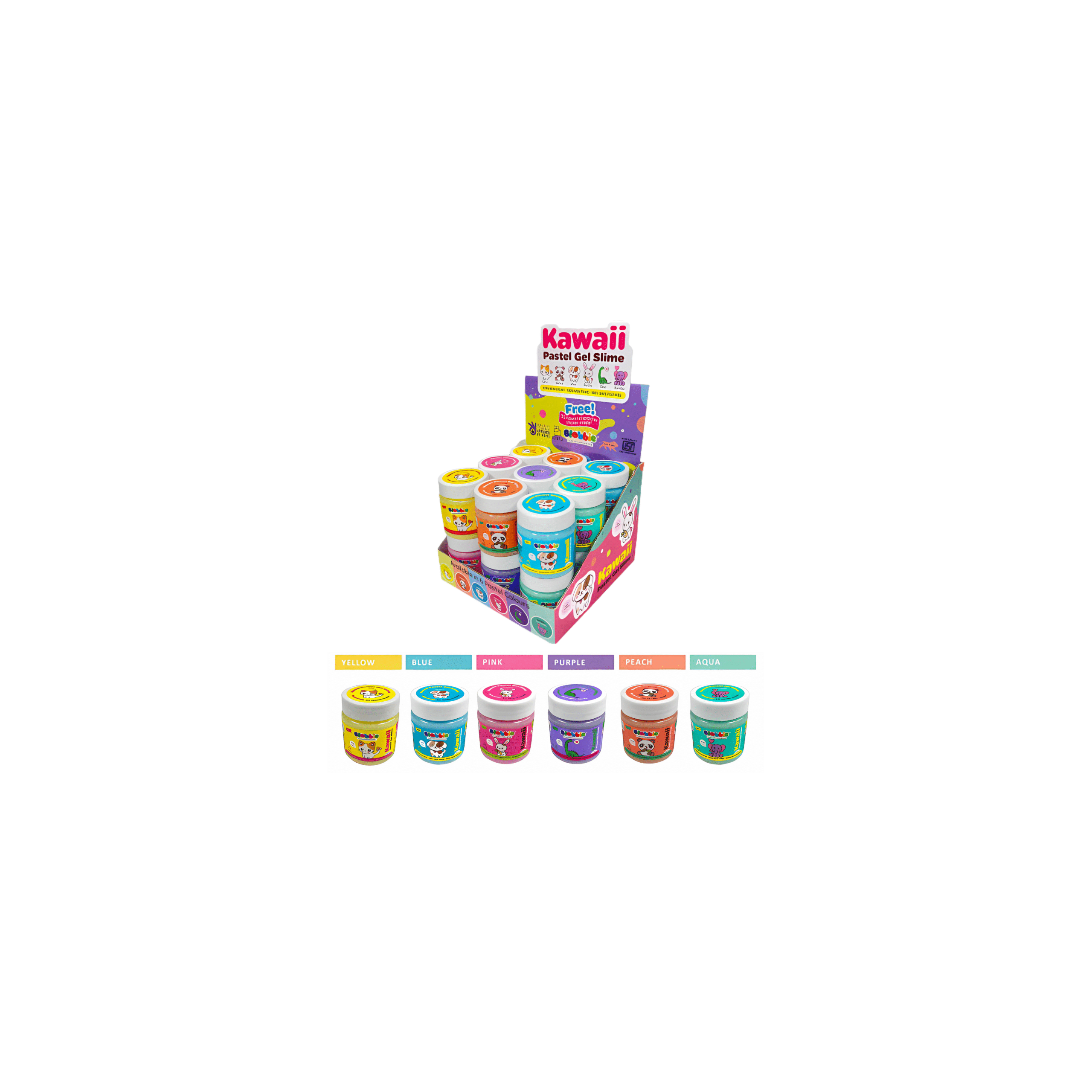 KAWAAI PASTEL GEL SLIME