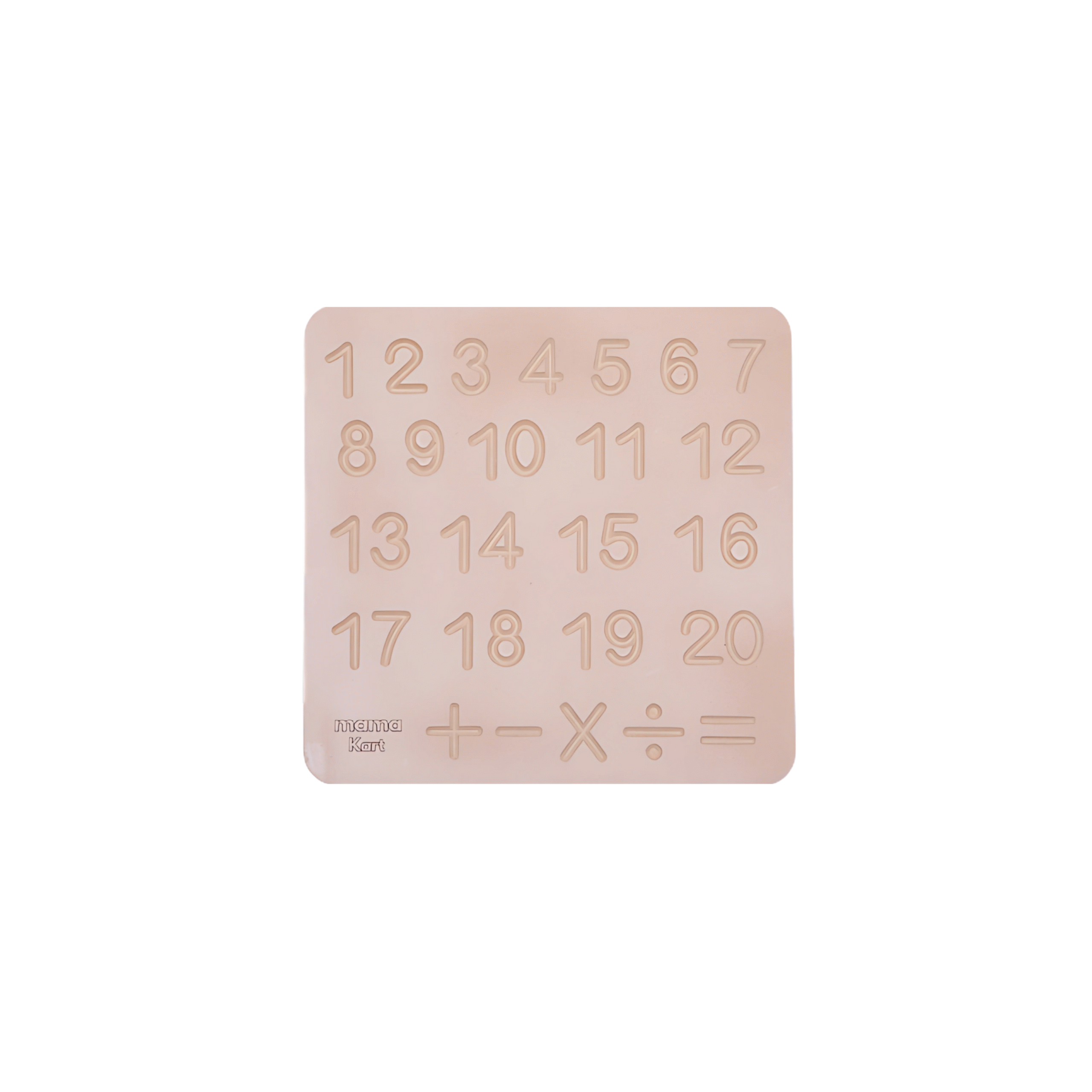 NUMBER TRACING BOARD