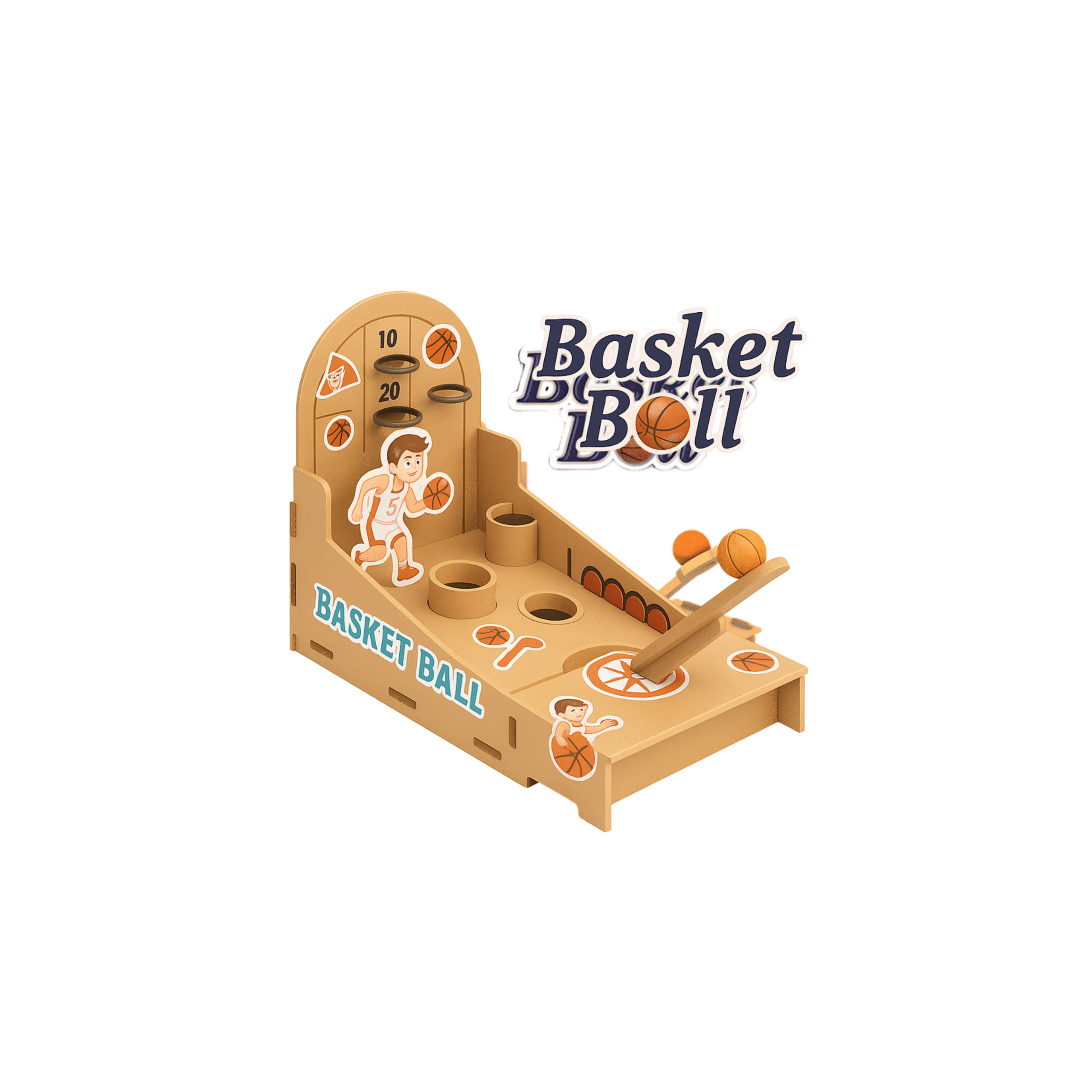 WOODEN BASKET BALL