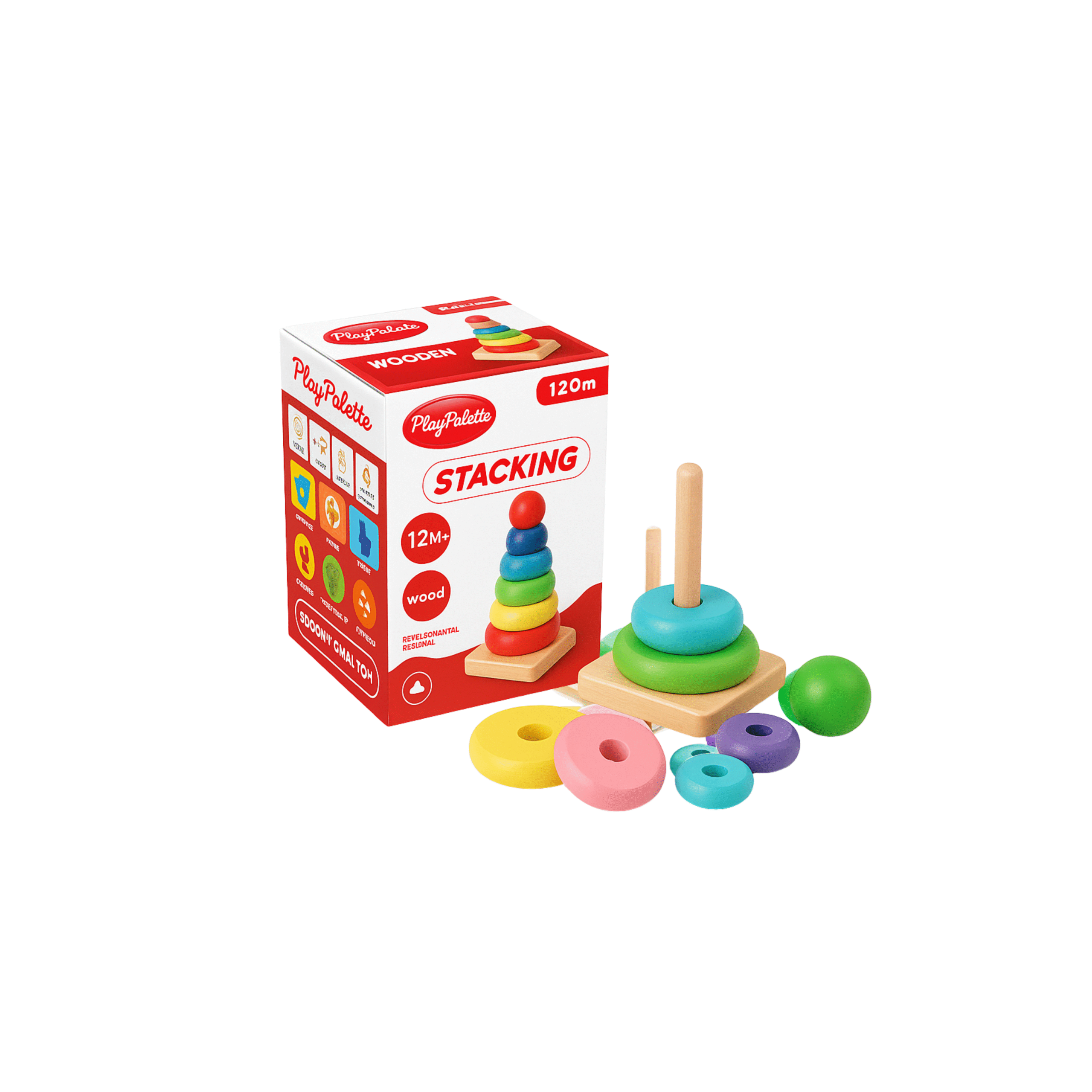 WOODEN STACKING RING